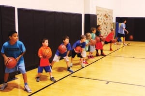 Youth basketball at Elite Sports Clubs.