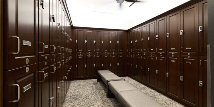 locker rooms